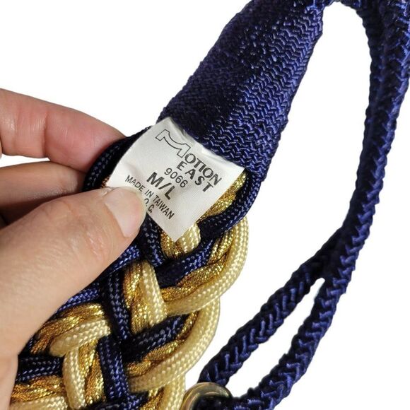 Vintage Women's Belt Woven Braided Fabric 34" - Picture 10 of 11